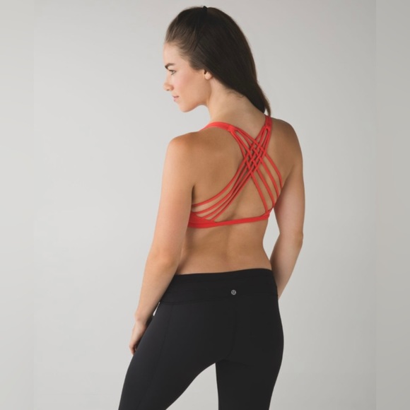 Lululemon Free To Be Wild Bra Alarming Red - Picture 7 of 8